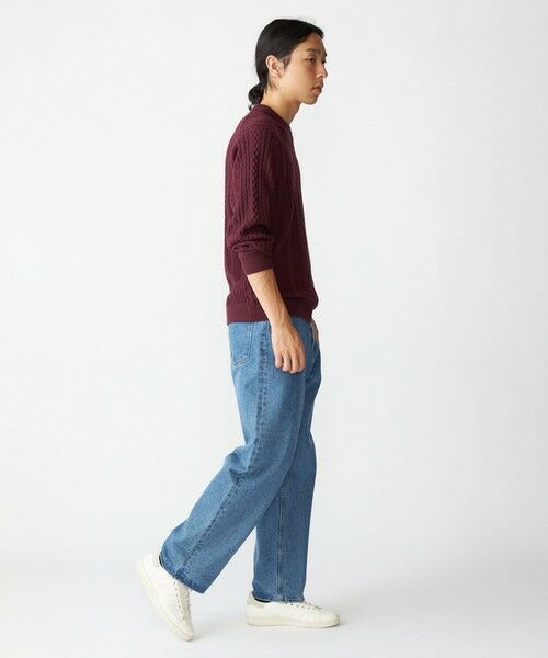 SHIPS / シップス ニット・セーター | SHIPS:〈手洗い可能〉コットン ウール アラン クルーネック プルオーバー ニット | 詳細30