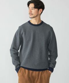 SHIPS / シップス ニット・セーター | SHIPS:〈洗濯機可能〉SOLOTEX(R) コットン ピケ クルーネック ロングスリーブ ニット