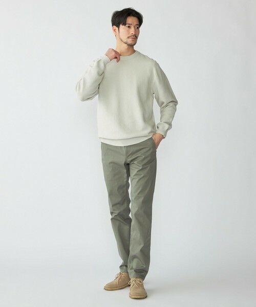 SHIPS / シップス ニット・セーター | SHIPS:〈洗濯機可能〉SOLOTEX(R) コットン ピケ クルーネック ロングスリーブ ニット | 詳細5