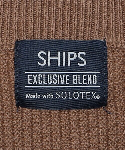 SHIPS / シップス ニット・セーター | SHIPS:〈洗濯機可能〉SOLOTEX(R) コットン ピケ クルーネック ロングスリーブ ニット | 詳細20