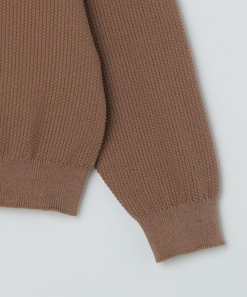 SHIPS / シップス ニット・セーター | SHIPS:〈洗濯機可能〉SOLOTEX(R) コットン ピケ クルーネック ロングスリーブ ニット | 詳細21