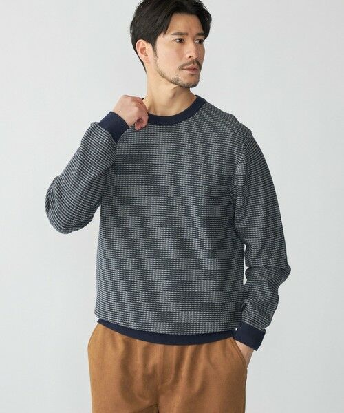 SHIPS / シップス ニット・セーター | SHIPS:〈洗濯機可能〉SOLOTEX(R) コットン ピケ クルーネック ロングスリーブ ニット | 詳細25