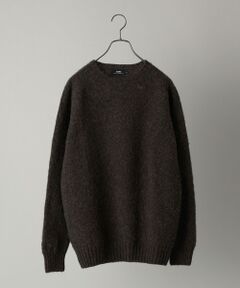 SHIPS / シップス ニット・セーター | 【SHIPS別注】HARLEY OF SCOTLAND:ウォッシャブル シャギー クルーネックニット