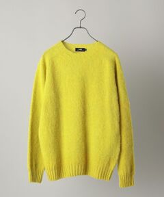 SHIPS / シップス ニット・セーター | 【SHIPS別注】HARLEY OF SCOTLAND:ウォッシャブル シャギー クルーネックニット