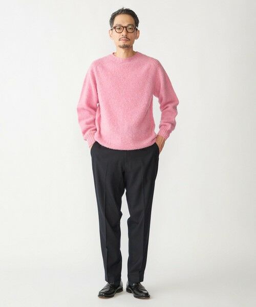 SHIPS / シップス ニット・セーター | 【SHIPS別注】HARLEY OF SCOTLAND:ウォッシャブル シャギー クルーネックニット | 詳細5