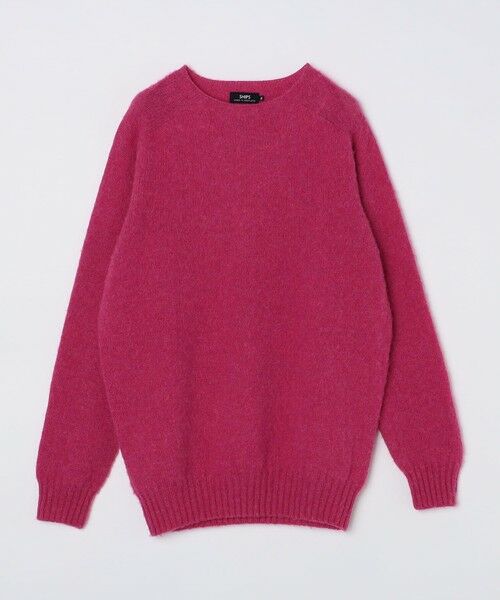 SHIPS / シップス ニット・セーター | 【SHIPS別注】HARLEY OF SCOTLAND:ウォッシャブル シャギー クルーネックニット | 詳細11