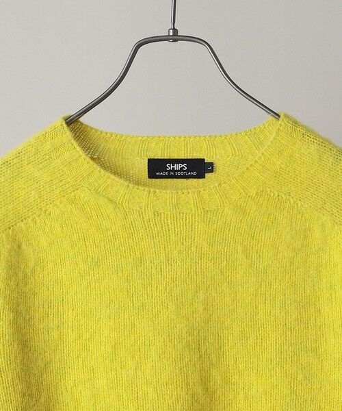 SHIPS / シップス ニット・セーター | 【SHIPS別注】HARLEY OF SCOTLAND:ウォッシャブル シャギー クルーネックニット | 詳細23