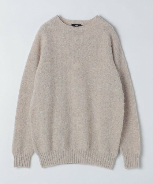 SHIPS / シップス ニット・セーター | 【SHIPS別注】HARLEY OF SCOTLAND: 〈手洗い可能〉 ラムズウール シャギー クルーネック ニット | 詳細11