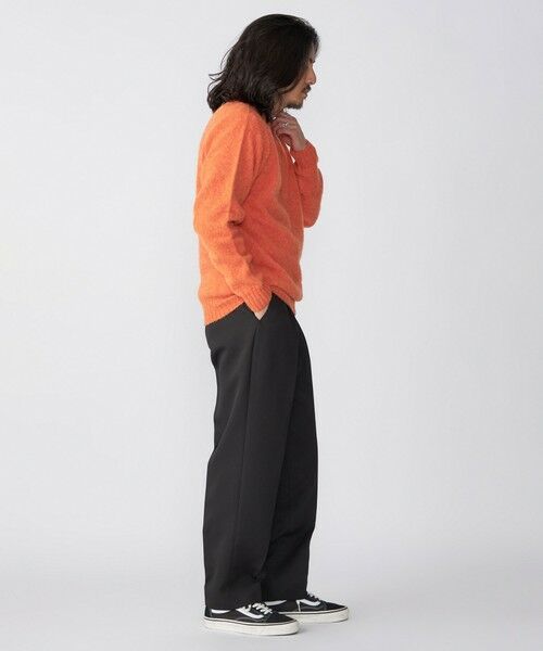 SHIPS / シップス ニット・セーター | 【SHIPS別注】HARLEY OF SCOTLAND: 〈手洗い可能〉 ラムズウール シャギー クルーネック ニット | 詳細17