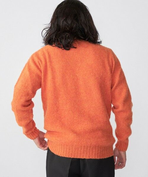 SHIPS / シップス ニット・セーター | 【SHIPS別注】HARLEY OF SCOTLAND: 〈手洗い可能〉 ラムズウール シャギー クルーネック ニット | 詳細23