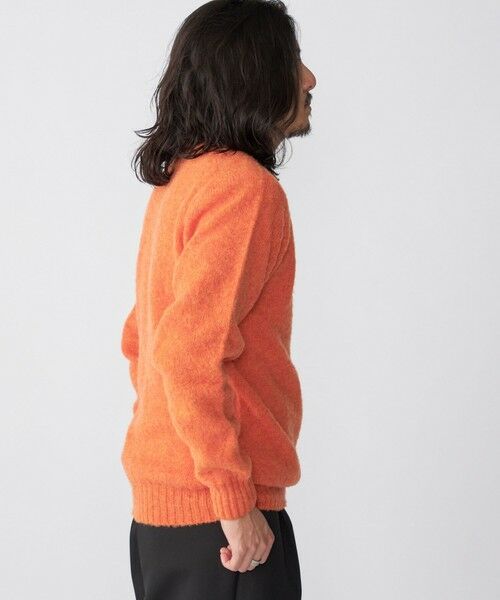 SHIPS / シップス ニット・セーター | 【SHIPS別注】HARLEY OF SCOTLAND: 〈手洗い可能〉 ラムズウール シャギー クルーネック ニット | 詳細24