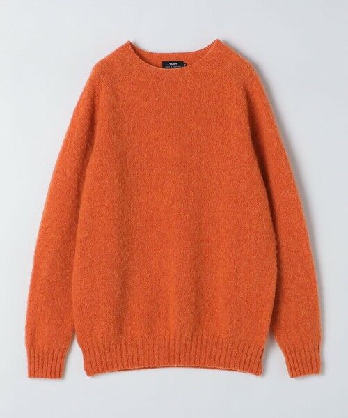 SHIPS / シップス ニット・セーター | 【SHIPS別注】HARLEY OF SCOTLAND: 〈手洗い可能〉 ラムズウール シャギー クルーネック ニット | 詳細25