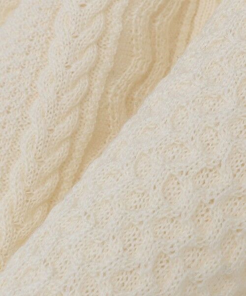 SHIPS / シップス ニット・セーター | SHIPS:〈手洗い可能〉ランダム アラン クルーネック プルオーバー ニット | 詳細4