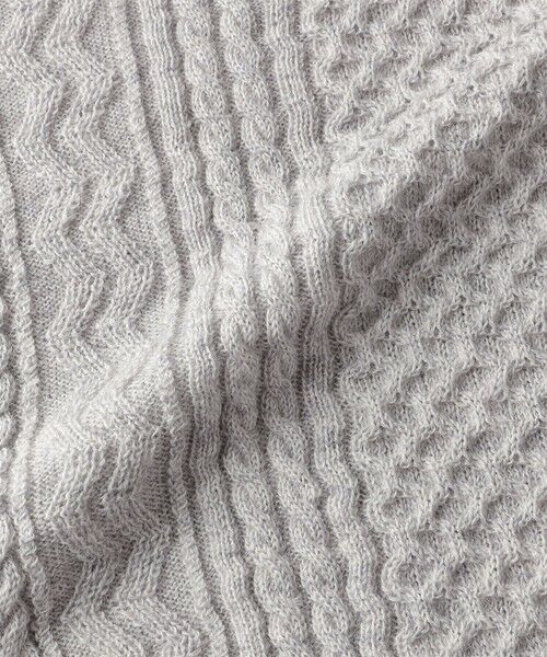 SHIPS / シップス ニット・セーター | SHIPS:〈手洗い可能〉ランダム アラン クルーネック プルオーバー ニット | 詳細13