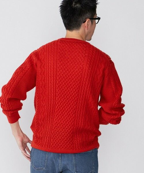 SHIPS / シップス ニット・セーター | SHIPS:〈手洗い可能〉ランダム アラン クルーネック プルオーバー ニット | 詳細16