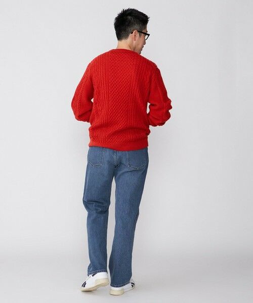 SHIPS / シップス ニット・セーター | SHIPS:〈手洗い可能〉ランダム アラン クルーネック プルオーバー ニット | 詳細20