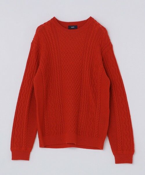 SHIPS / シップス ニット・セーター | SHIPS:〈手洗い可能〉ランダム アラン クルーネック プルオーバー ニット | 詳細22