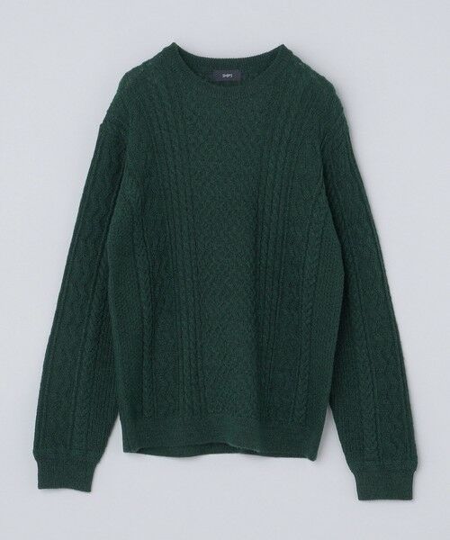 SHIPS / シップス ニット・セーター | SHIPS:〈手洗い可能〉ランダム アラン クルーネック プルオーバー ニット | 詳細26