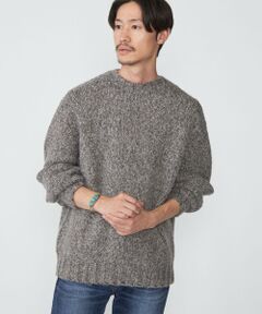 SHIPS / シップス ニット・セーター | SHIPS: フラッフィー メランジ クルーネック プルオーバー ニット