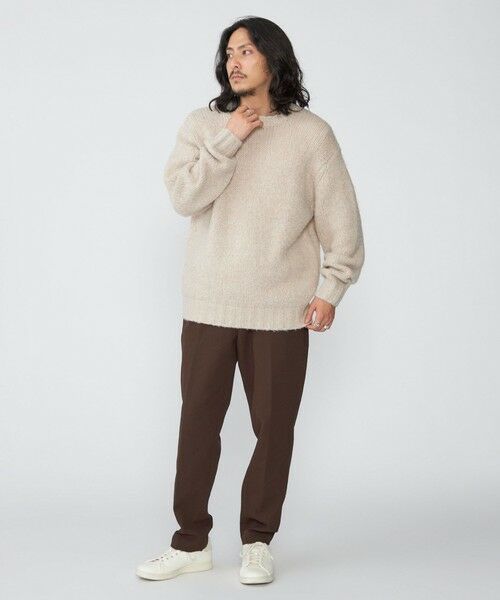 SHIPS / シップス ニット・セーター | SHIPS: フラッフィー メランジ クルーネック プルオーバー ニット | 詳細1