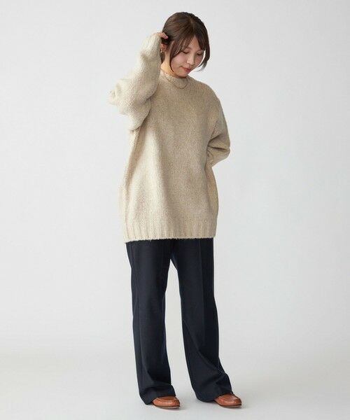 SHIPS / シップス ニット・セーター | SHIPS: フラッフィー メランジ クルーネック プルオーバー ニット | 詳細8