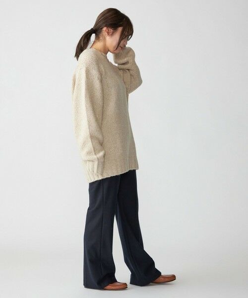 SHIPS / シップス ニット・セーター | SHIPS: フラッフィー メランジ クルーネック プルオーバー ニット | 詳細9