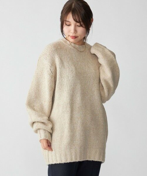 SHIPS / シップス ニット・セーター | SHIPS: フラッフィー メランジ クルーネック プルオーバー ニット | 詳細11