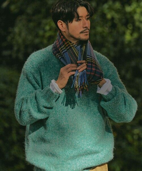 SHIPS / シップス ニット・セーター | SHIPS: フラッフィー メランジ クルーネック プルオーバー ニット(ケリー)