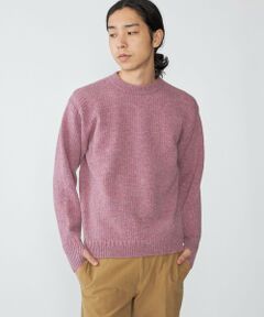 SHIPS / シップス ニット・セーター | SHIPS: 奥山メリヤス ブリティッシュ ウール クルーネック ニット
