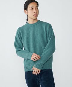 SHIPS / シップス ニット・セーター | SHIPS: 奥山メリヤス ブリティッシュ ウール クルーネック ニット