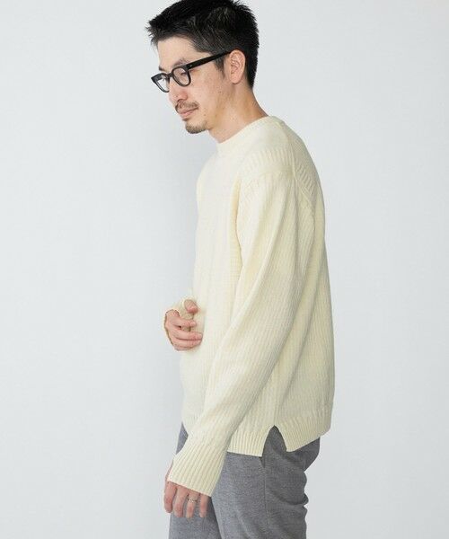 SHIPS / シップス ニット・セーター | SHIPS: 奥山メリヤス ブリティッシュ ウール クルーネック ニット | 詳細7