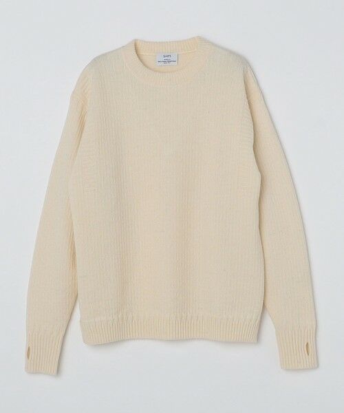 SHIPS / シップス ニット・セーター | SHIPS: 奥山メリヤス ブリティッシュ ウール クルーネック ニット | 詳細10