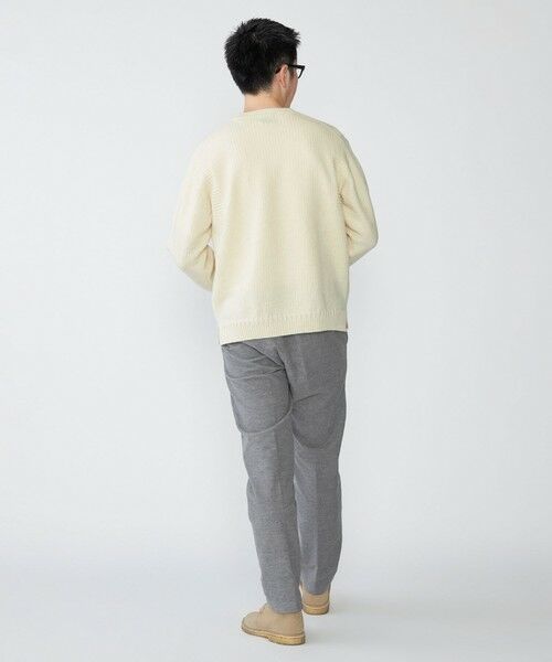 SHIPS / シップス ニット・セーター | SHIPS: 奥山メリヤス ブリティッシュ ウール クルーネック ニット | 詳細3