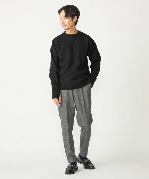 SHIPS / シップス ニット・セーター | SHIPS: 奥山メリヤス ブリティッシュ ウール クルーネック ニット | 詳細12