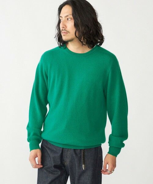 SHIPS / シップス ニット・セーター | SHIPS:〈手洗い可能〉ホールガーメント 12ゲージ カシミヤ クルーネック ニット | 詳細14