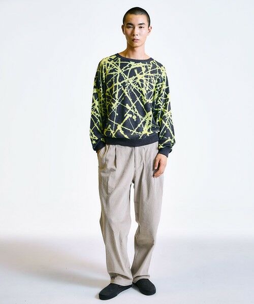 SHIPS / シップス ニット・セーター | City Ambient Products:〈手洗い可能〉ペイント ジャカード クルーネック ニット | 詳細8