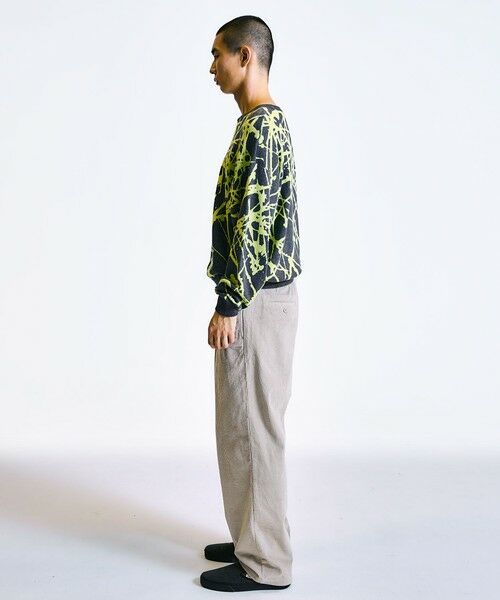 SHIPS / シップス ニット・セーター | City Ambient Products:〈手洗い可能〉ペイント ジャカード クルーネック ニット | 詳細2