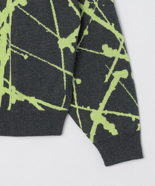 SHIPS / シップス ニット・セーター | City Ambient Products:〈手洗い可能〉ペイント ジャカード クルーネック ニット | 詳細15
