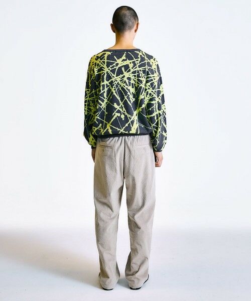 SHIPS / シップス ニット・セーター | City Ambient Products:〈手洗い可能〉ペイント ジャカード クルーネック ニット | 詳細17