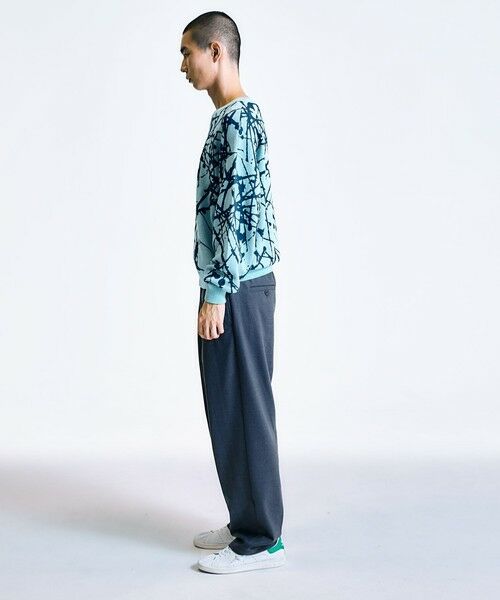 SHIPS / シップス ニット・セーター | City Ambient Products:〈手洗い可能〉ペイント ジャカード クルーネック ニット | 詳細20