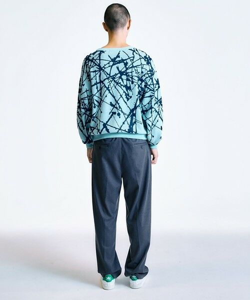 SHIPS / シップス ニット・セーター | City Ambient Products:〈手洗い可能〉ペイント ジャカード クルーネック ニット | 詳細21