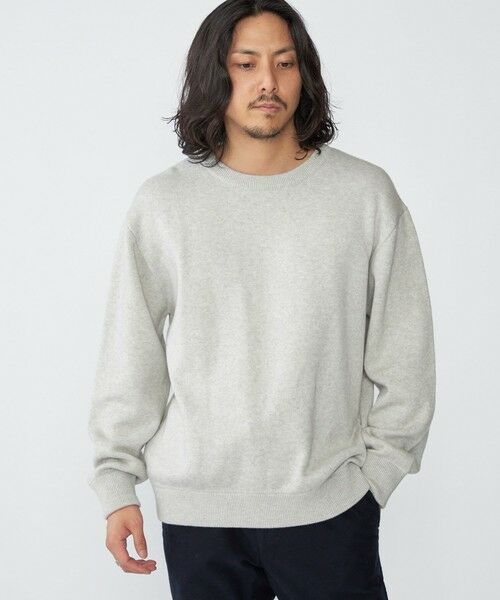 SHIPS / シップス ニット・セーター | SHIPS:〈手洗い可能〉コットン カシミヤ 単色 クルーネック ニット | 詳細3