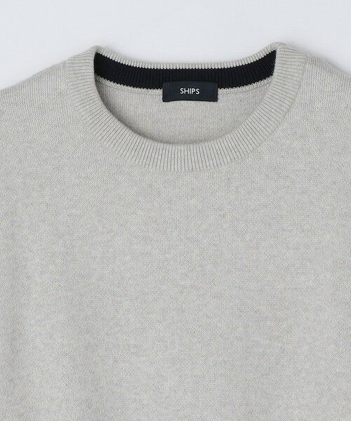 SHIPS / シップス ニット・セーター | SHIPS:〈手洗い可能〉コットン カシミヤ 単色 クルーネック ニット | 詳細5