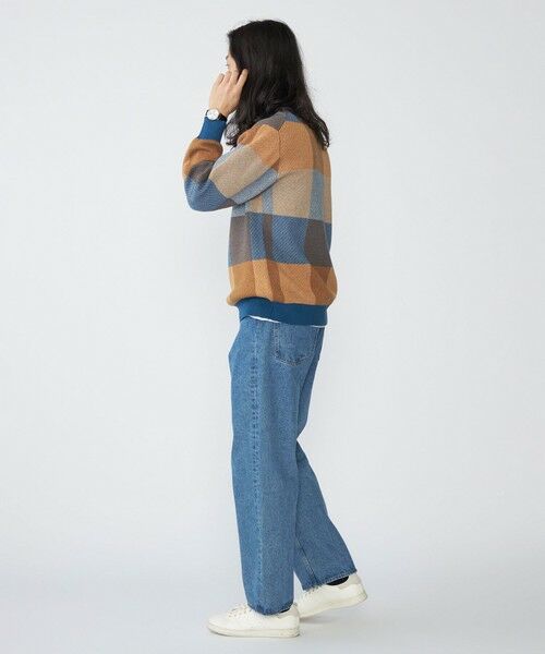 SHIPS / シップス ニット・セーター | SHIPS:〈手洗い可能〉コットン カシミヤ チェック クルーネック ニット | 詳細15