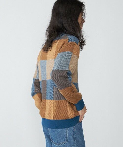 SHIPS / シップス ニット・セーター | SHIPS:〈手洗い可能〉コットン カシミヤ チェック クルーネック ニット | 詳細22