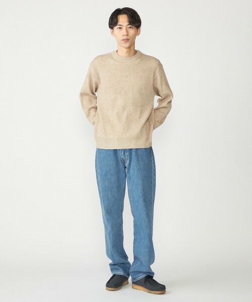 SHIPS / シップス ニット・セーター | SHIPS:〈手洗い可能〉メランジ 畦編み クルーネック ニット | 詳細1