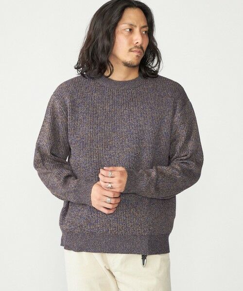 SHIPS / シップス ニット・セーター | SHIPS:〈手洗い可能〉メランジ 畦編み クルーネック ニット | 詳細22