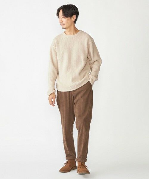 SHIPS / シップス ニット・セーター | SHIPS: ウール リサイクルカシミヤ 畦編み クルーネック ニット | 詳細1