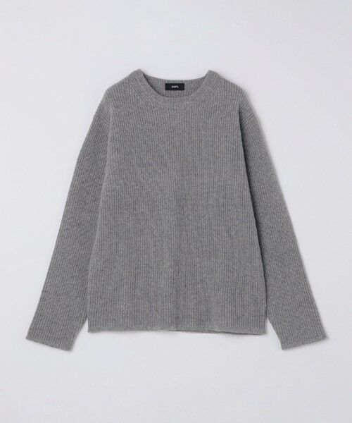 SHIPS / シップス ニット・セーター | SHIPS: ウール リサイクルカシミヤ 畦編み クルーネック ニット | 詳細7