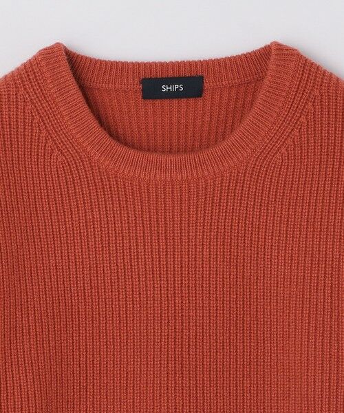 SHIPS / シップス ニット・セーター | SHIPS: ウール リサイクルカシミヤ 畦編み クルーネック ニット | 詳細12